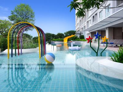 outdoor pool - hotel centre point prime hotel pattaya - pattaya, thailand