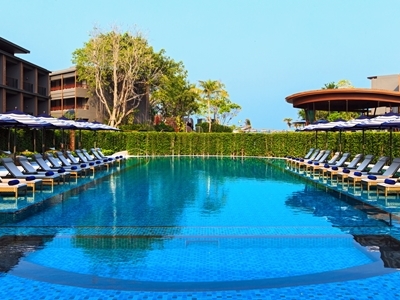 outdoor pool - hotel marriott resort and spa - hua hin, thailand