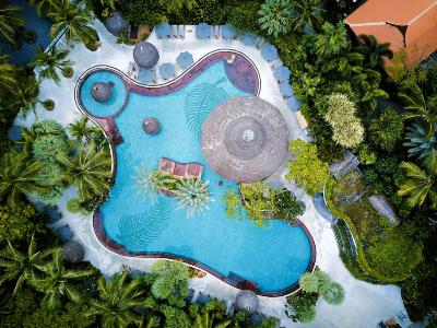 outdoor pool - hotel anantara hua hin resort - hua hin, thailand