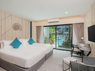 bedroom - hotel best western plus carapace hotel hua hin - hua hin, thailand