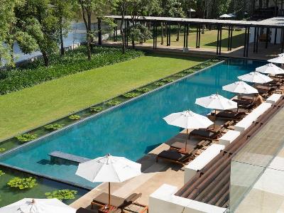 outdoor pool - hotel anantara chiang mai - chiang mai, thailand