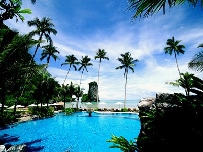 outdoor pool - hotel centara grand beach resort and villas - krabi, thailand