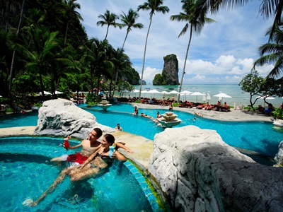 outdoor pool 2 - hotel centara grand beach resort and villas - krabi, thailand