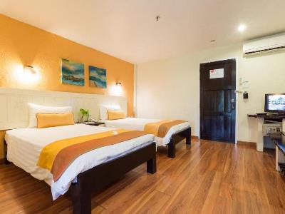 bedroom 3 - hotel vacation village phra nang inn - krabi, thailand