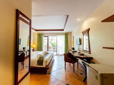 bedroom 1 - hotel ao nang bay resort - krabi, thailand