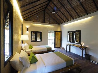 bedroom 1 - hotel wareerak hot spring and wellness - krabi, thailand