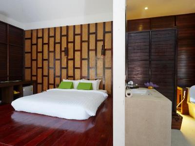 bedroom 4 - hotel wareerak hot spring and wellness - krabi, thailand
