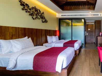 bedroom 2 - hotel aonang phu pimaan - krabi, thailand