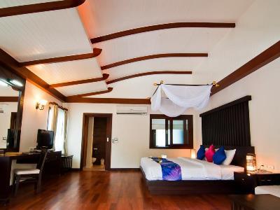bedroom - hotel aonang phu petra resort - krabi, thailand