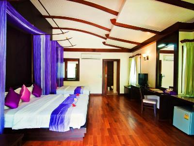 bedroom 1 - hotel aonang phu petra resort - krabi, thailand
