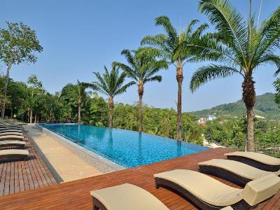outdoor pool - hotel aonang fiore - krabi, thailand