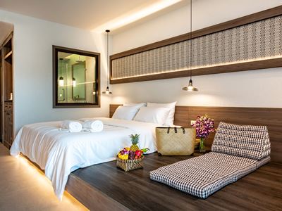 bedroom 2 - hotel anana ecological resort krabi - krabi, thailand