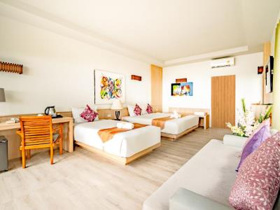 bedroom 2 - hotel villa cha-cha krabi beachfront resort - krabi, thailand