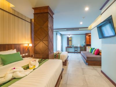 bedroom 3 - hotel andaman breeze resort - krabi, thailand