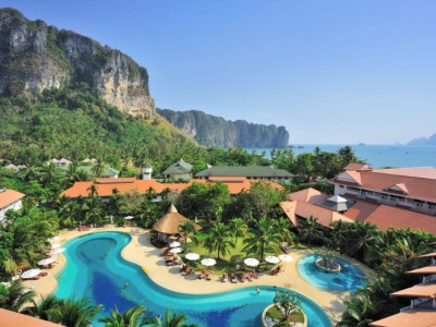outdoor pool - hotel aonang villa resort - krabi, thailand
