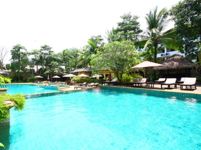 outdoor pool 1 - hotel krabi la playa resort - krabi, thailand