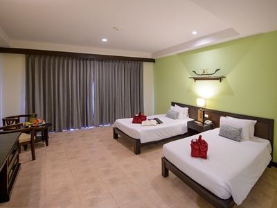 bedroom 1 - hotel krabi la playa resort - krabi, thailand