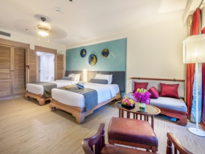 bedroom 4 - hotel chada thai village resort - krabi, thailand