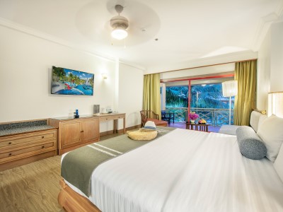 bedroom 2 - hotel chada thai village resort - krabi, thailand