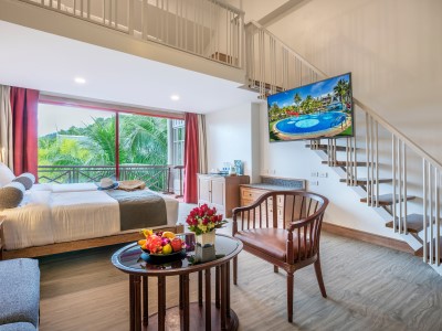 bedroom 8 - hotel chada thai village resort - krabi, thailand