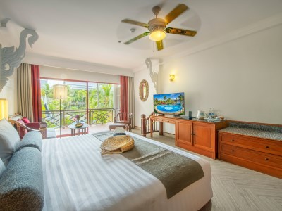 bedroom 15 - hotel chada thai village resort - krabi, thailand