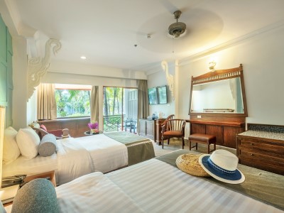 bedroom 13 - hotel chada thai village resort - krabi, thailand