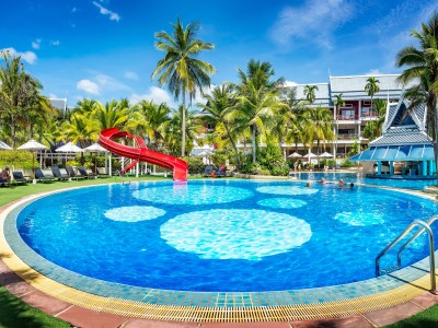 outdoor pool 4 - hotel chada thai village resort - krabi, thailand