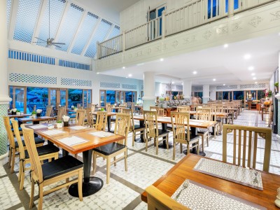 restaurant - hotel chada thai village resort - krabi, thailand