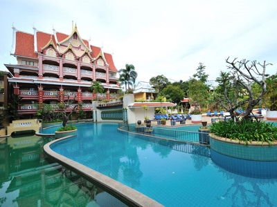 outdoor pool - hotel aonang ayodhaya resort and spa - krabi, thailand