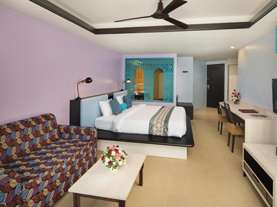 bedroom 1 - hotel anyavee tubkaek beach - krabi, thailand
