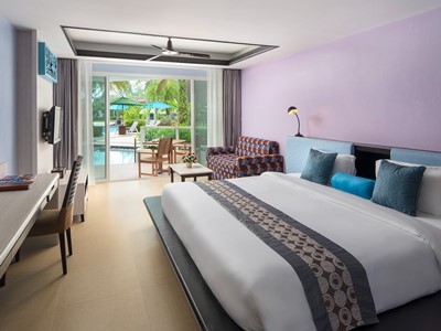 bedroom 2 - hotel anyavee tubkaek beach - krabi, thailand