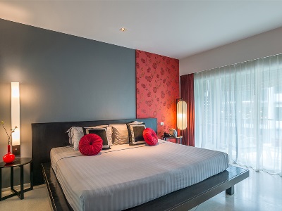 bedroom 1 - hotel red ginger chic resort - krabi, thailand