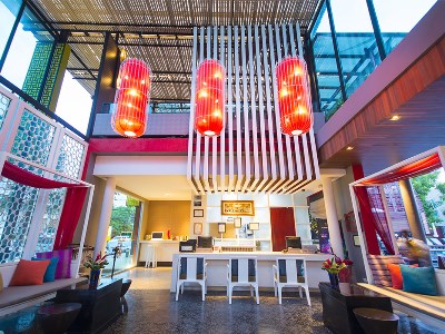lobby - hotel red ginger chic resort - krabi, thailand
