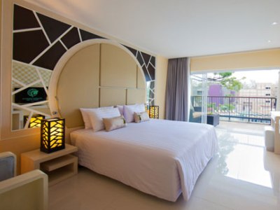 bedroom 1 - hotel andaman embrace patong - phuket island, thailand