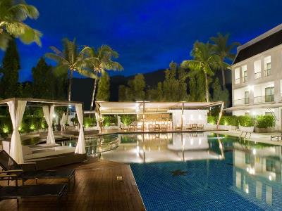 outdoor pool - hotel sawaddi patong resort and spa - phuket island, thailand