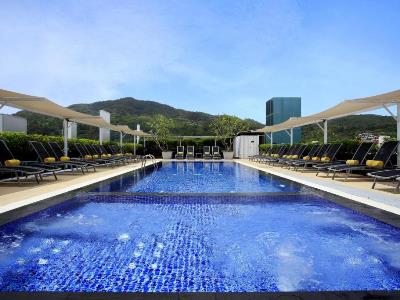 outdoor pool - hotel ashlee hub hotel patong - phuket island, thailand