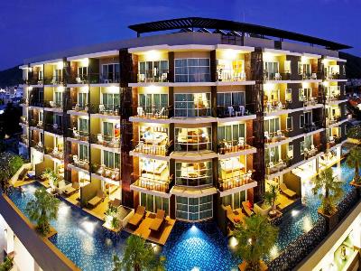 exterior view - hotel andakira - phuket island, thailand