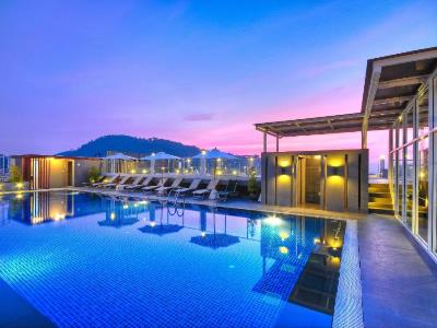 outdoor pool - hotel ashlee heights patong hotel and suites - phuket island, thailand