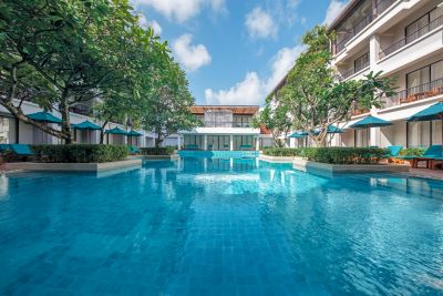 outdoor pool - hotel doubletree hilton phuket banthai resort - phuket island, thailand