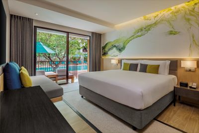 bedroom 1 - hotel doubletree hilton phuket banthai resort - phuket island, thailand