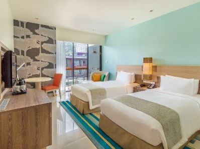 bedroom 1 - hotel holiday inn express patong beach central - phuket island, thailand