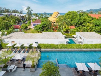 outdoor pool 1 - hotel nap patong - phuket island, thailand