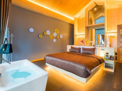 bedroom - hotel the senses resort and pool villas - phuket island, thailand