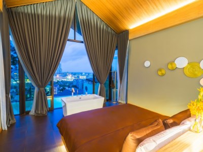 bedroom 1 - hotel the senses resort and pool villas - phuket island, thailand