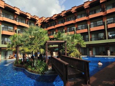 exterior view - hotel patong merlin - phuket island, thailand