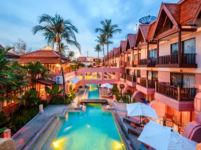 exterior view 1 - hotel seaview patong - phuket island, thailand