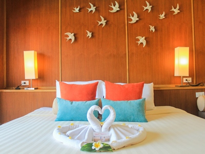 bedroom 1 - hotel seaview patong - phuket island, thailand