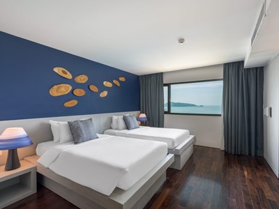 bedroom 3 - hotel andamantra resort and villa phuket - phuket island, thailand