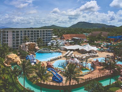 exterior view - hotel splash beach resort - phuket island, thailand