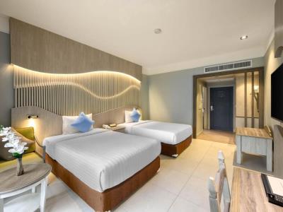 bedroom 2 - hotel amora beach resort phuket - phuket island, thailand